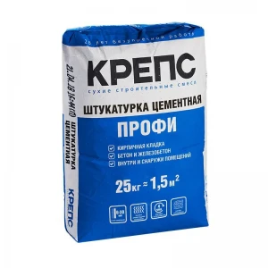 Сухая штукатурка Крепс 25 кг
